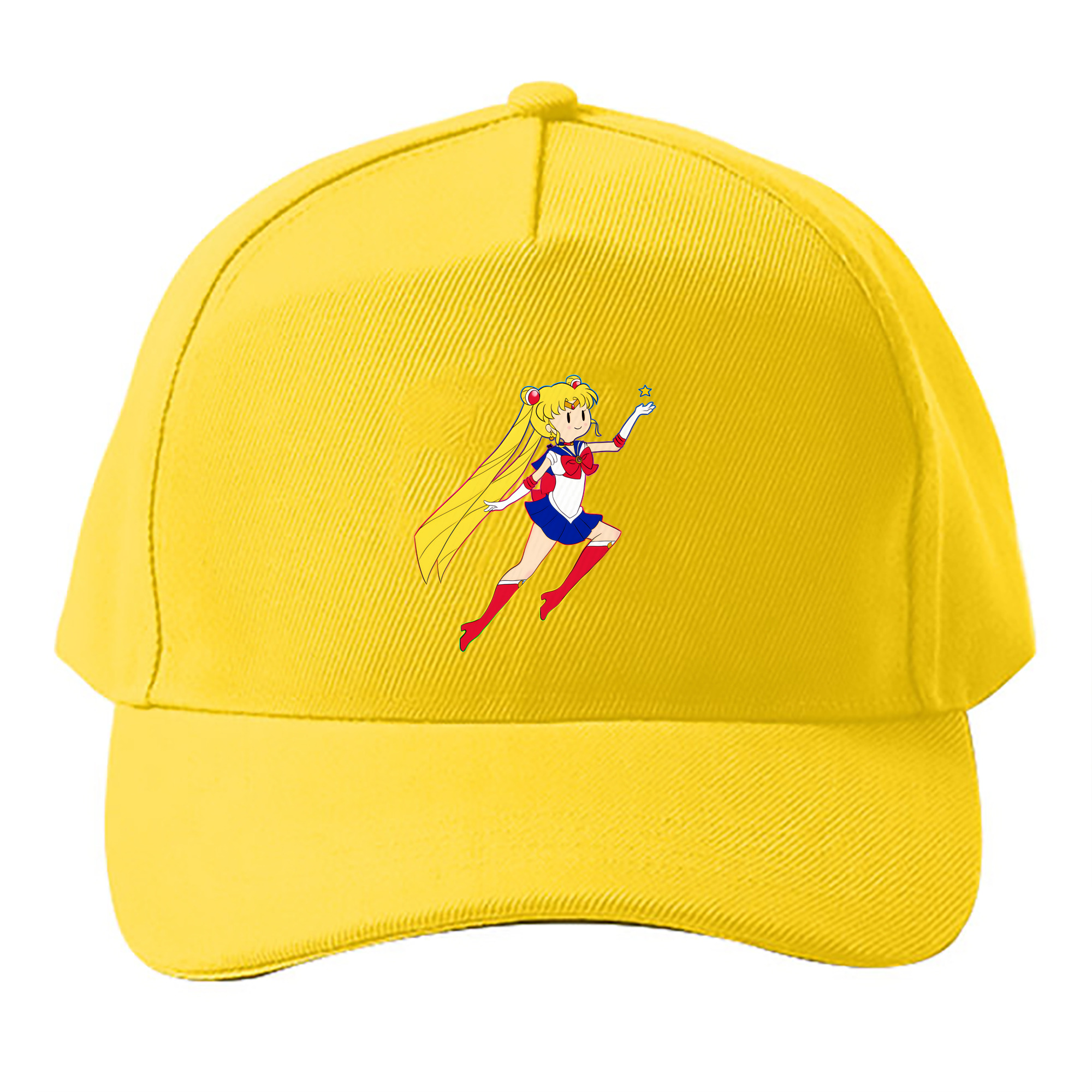 （画像用） 美少女戦士セーラームーン 月野 うさぎ つきの うさぎ Sailor Moon Tsukino Usagi ベースボールキャップ 綿100％ 男女兼用 帽子 スポーツ
